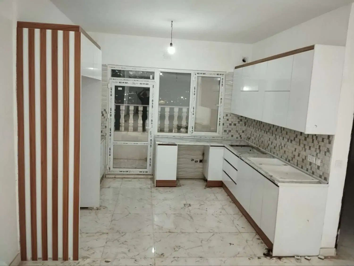 کابینت نئوکلاسیک/هایگلاس/سبز مات/خاص/کدwe2300|مصالح و تجهیزات ساختمان|کهنوج, |دیوار