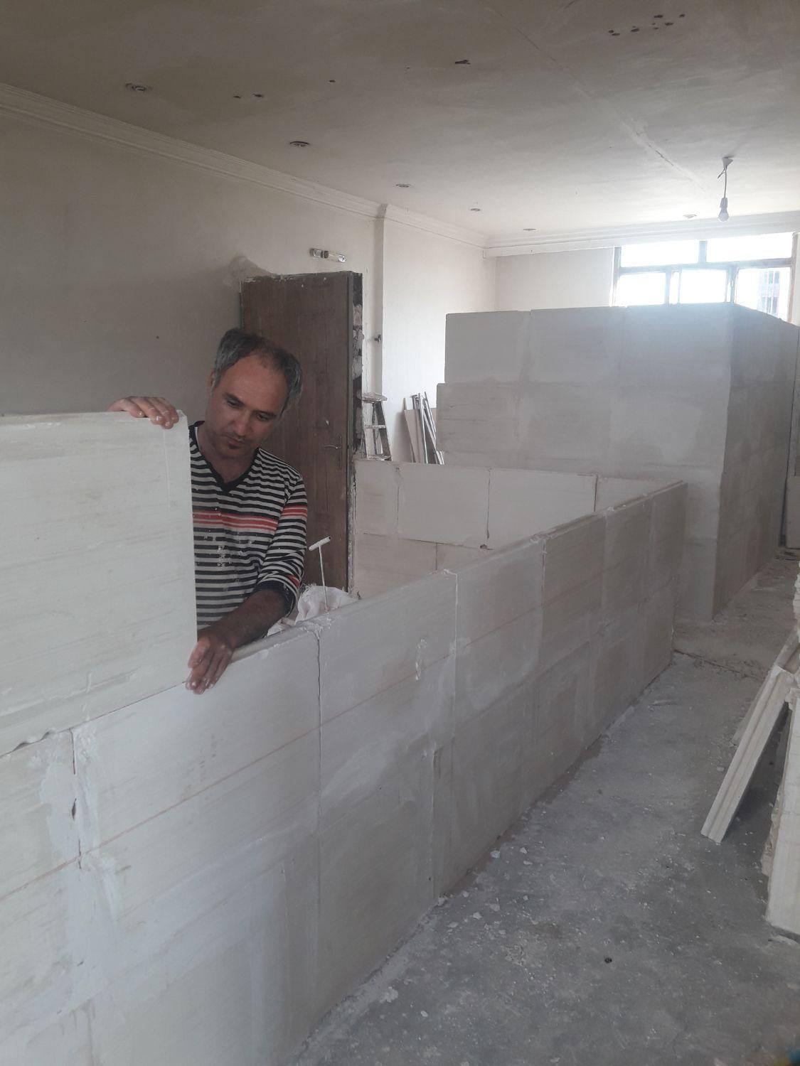 گچکارگچ کارگچ کاری نصب دیوارگچی (سید)|خدمات پیشه و مهارت|مشهد, ایثارگران|دیوار