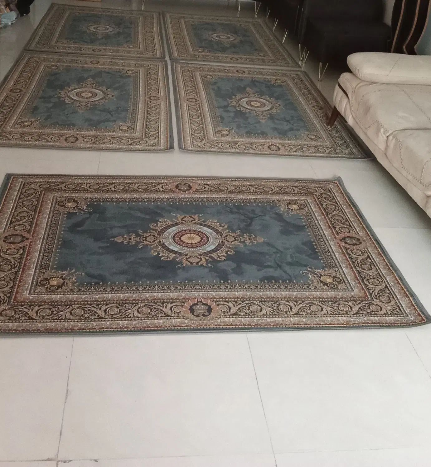 گلیم فرش نمدی زیره ترمزدار|گلیم، جاجیم، گبه|تهران, علی‌آباد|دیوار