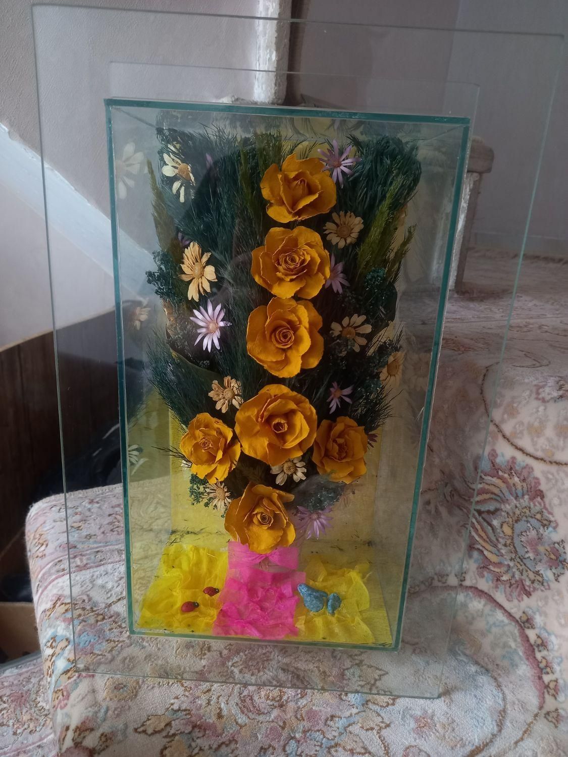 گل مصنوعی شیشه ای|گل مصنوعی|تبریز, |دیوار