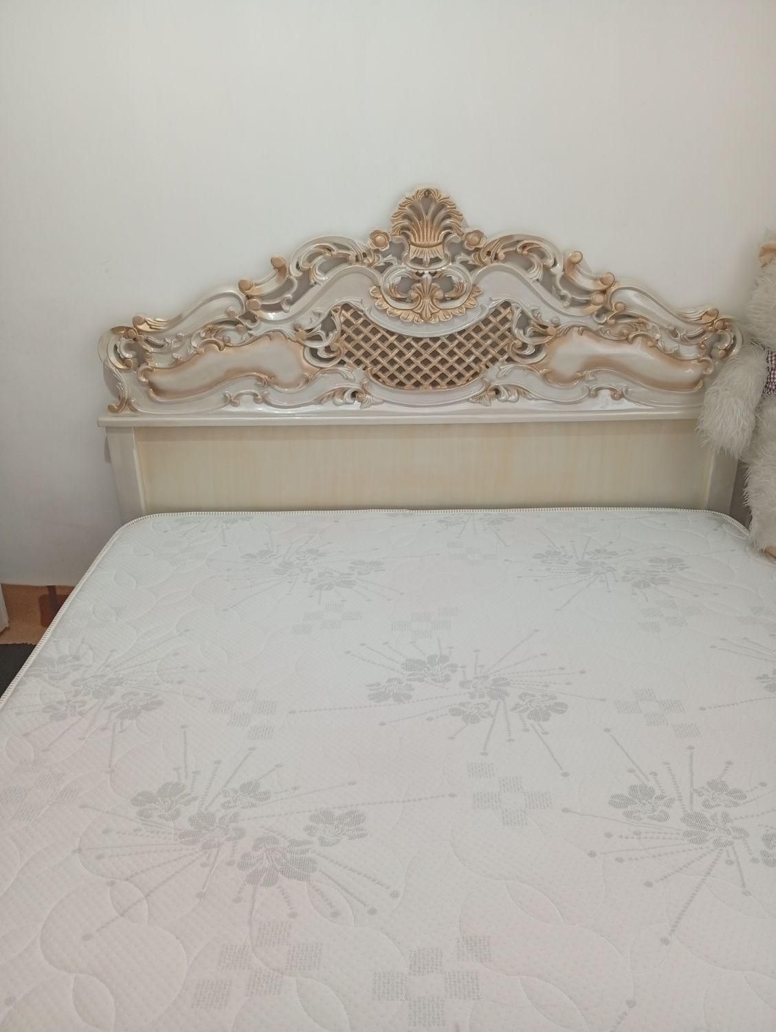 سرویس تخت خواب دو نفره نو بدون استفاده مناسب جهاز|تخت و سرویس خواب|مراغه, |دیوار