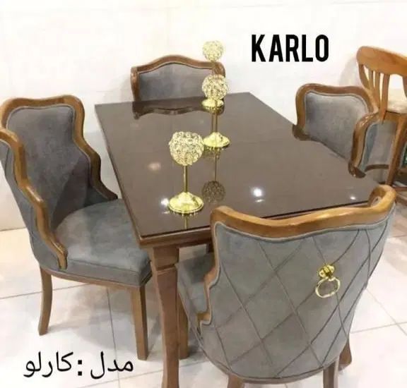 میز صندلی نهار خوری مدل کارلو|میز و صندلی غذاخوری|کرج, شهرک یاس جنوبی|دیوار