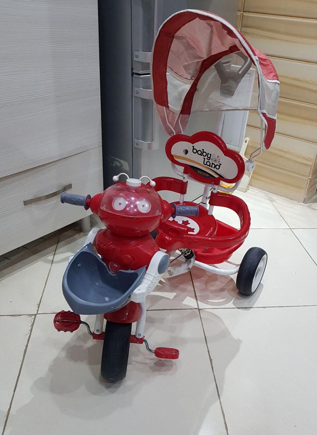 فروش سه چرخه بیبی لند در حد نو|اسباب و اثاث بچه|شاهین‌شهر, شهرک ردانی پور|دیوار