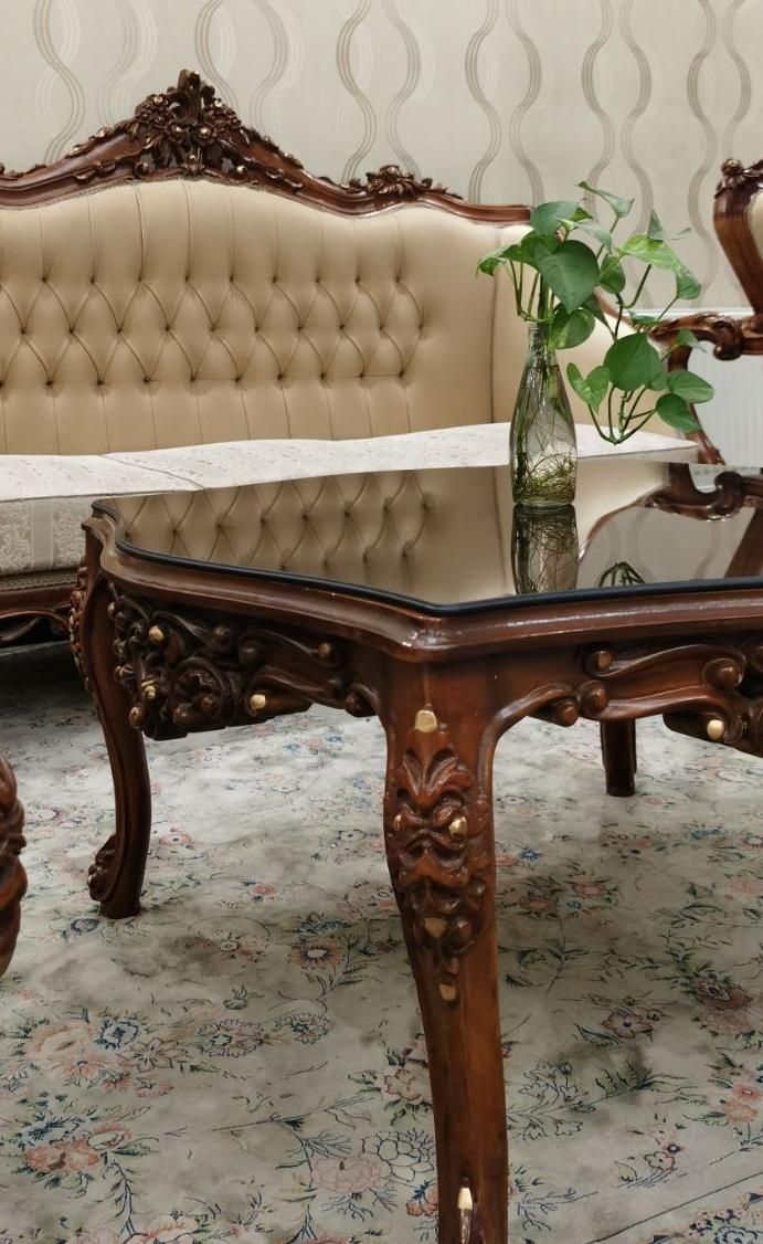مبل ۹نفره ۱۰۰درصدچوب راش کاردست بشرط کارشناسی شما|مبلمان خانگی و میز عسلی|تهران, چیتگر|دیوار