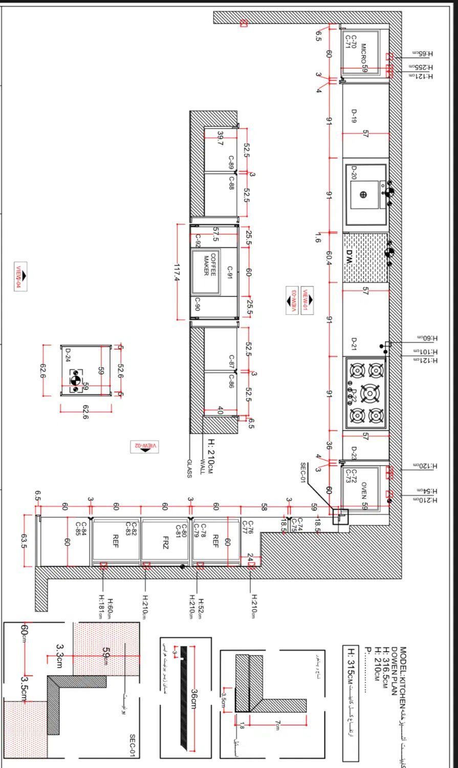 خدمات طراحی و آنالیز کابینت و کلوزت و درب|خدمات پیشه و مهارت|تهران, عباس‌آباد|دیوار