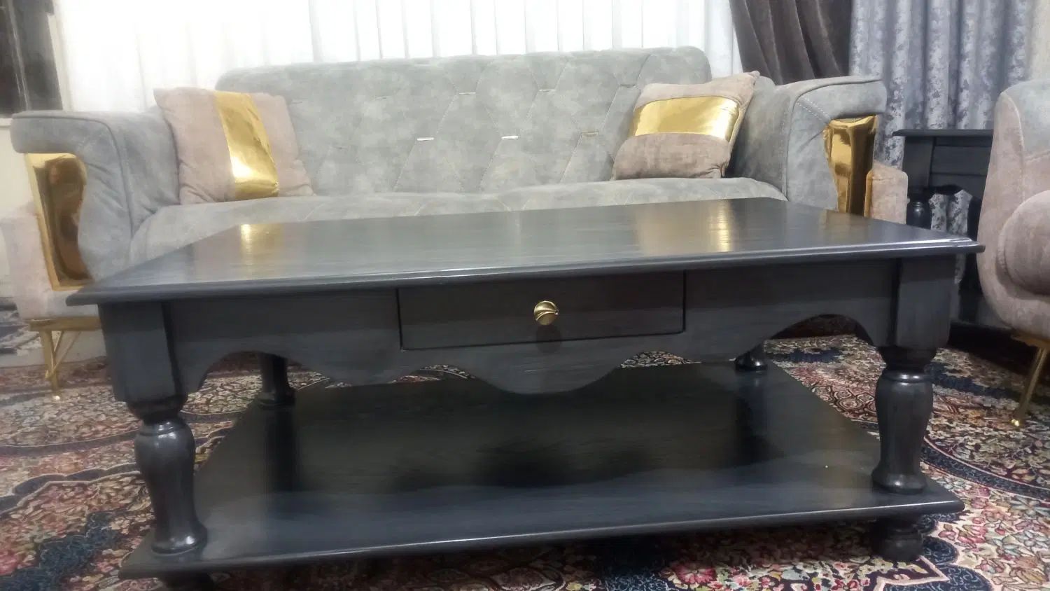 میز جلو مبلی با ۲ عددمیز عسلی|مبلمان خانگی و میز عسلی|مشهد, شیرودی|دیوار