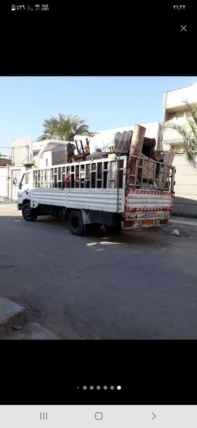 شرکت باربری واسباب کشی منزل صداقت بار ارسال کارگر|خدمات حمل و نقل|اهواز, کوی باهنر|دیوار