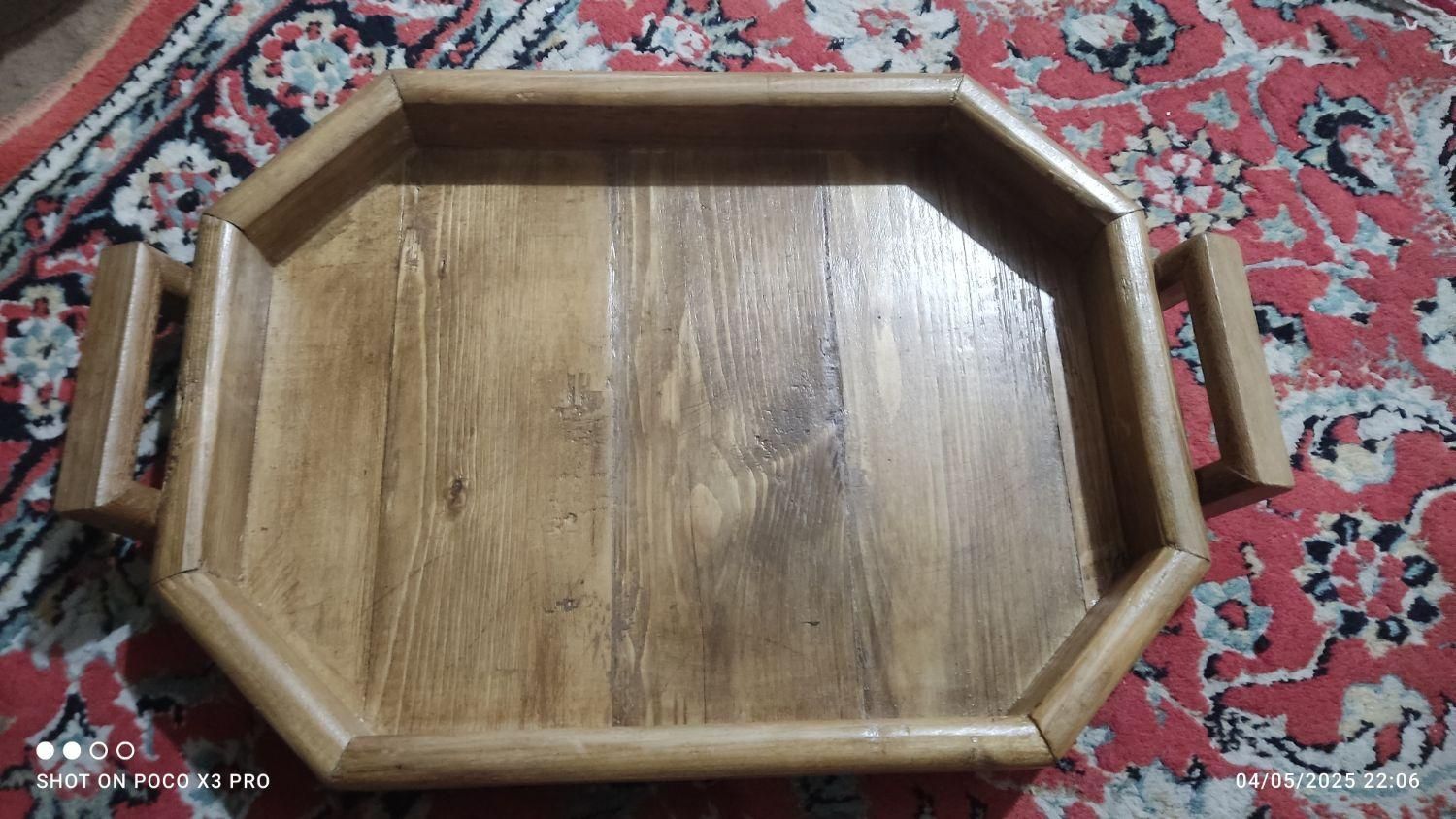 سینی چوبی (کار دست)|ظروف سرو و پذیرایی|شیراز, لشکری‎|دیوار