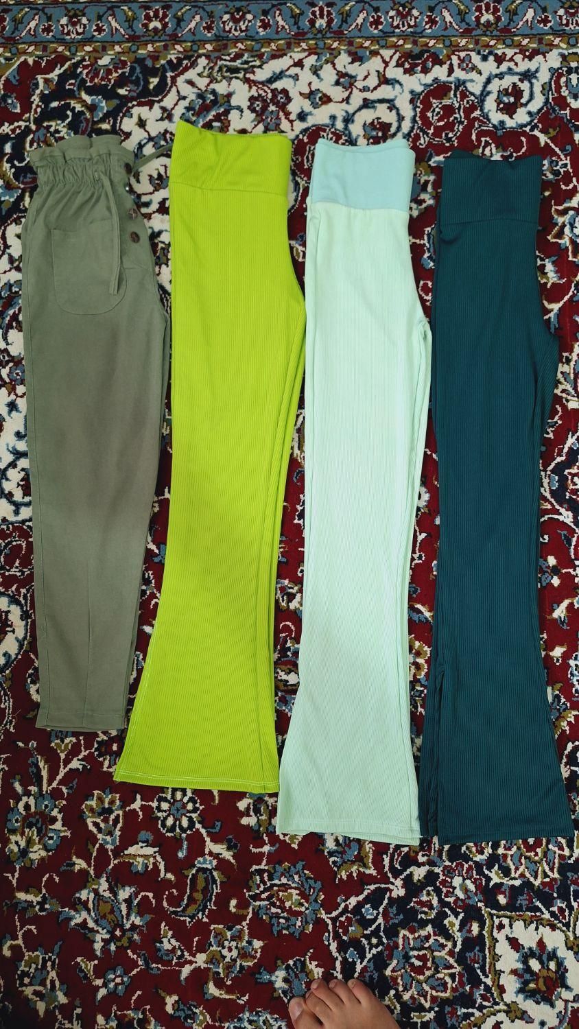 تعدادی شلوار نو به علت جمع کردن مغازه|لباس|یاسوج, |دیوار