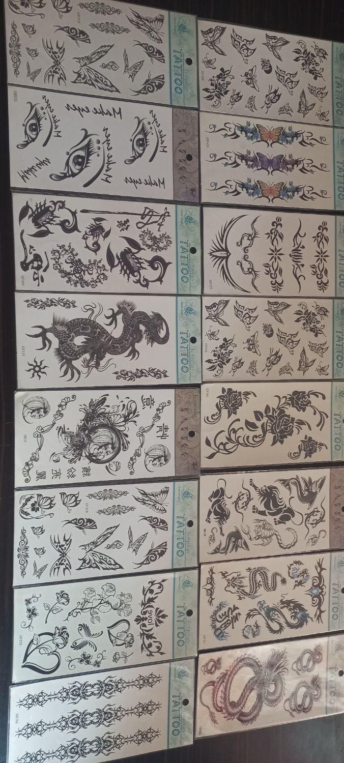 ۴۲ ورق  برچسب تاتو موقت مارک TATTOO|آرایشی، بهداشتی، درمانی|تهران, امیریه|دیوار