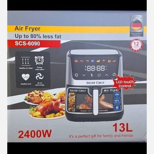 سرخکن بدون روغن سیلورکرست ۱۳ لیتری داخل استیل|اجاق گاز و لوازم برقی پخت‌وپز|شیراز, بازار|دیوار