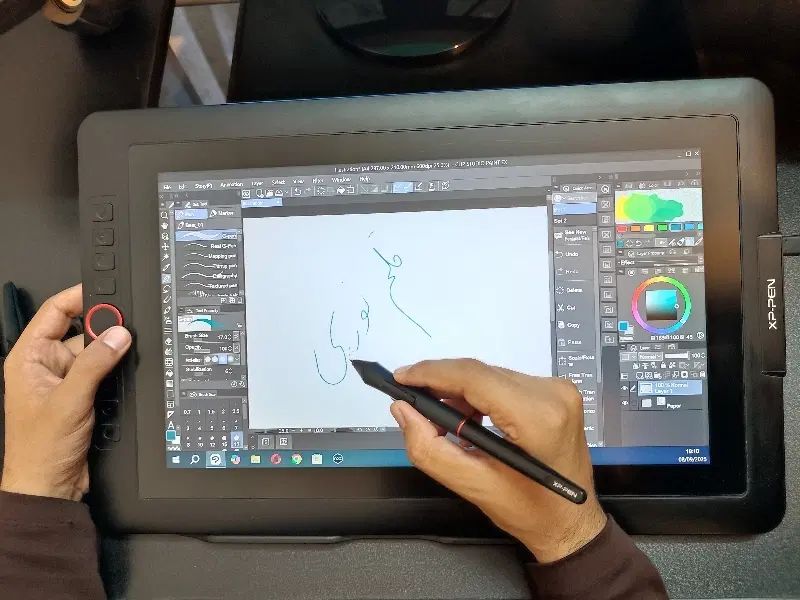 قلم نوری xp pen artist 15.6 pro|قطعات و لوازم جانبی رایانه|مشهد, عبادی|دیوار
