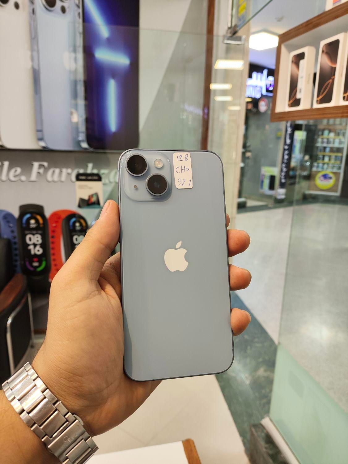 اپل iphone 14 ۱۲۸ دوسیم بنفش و آبی|موبایل|مشهد, کلاهدوز|دیوار