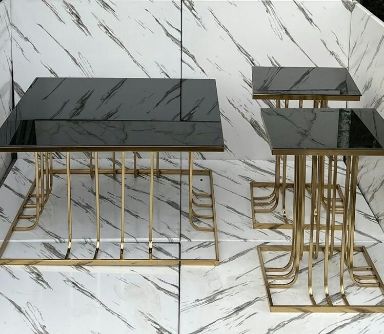 میز عسلی و جلو مبلی پایه فلزی استیل مدل نخلی|مبلمان خانگی و میز عسلی|آفتاب, |دیوار