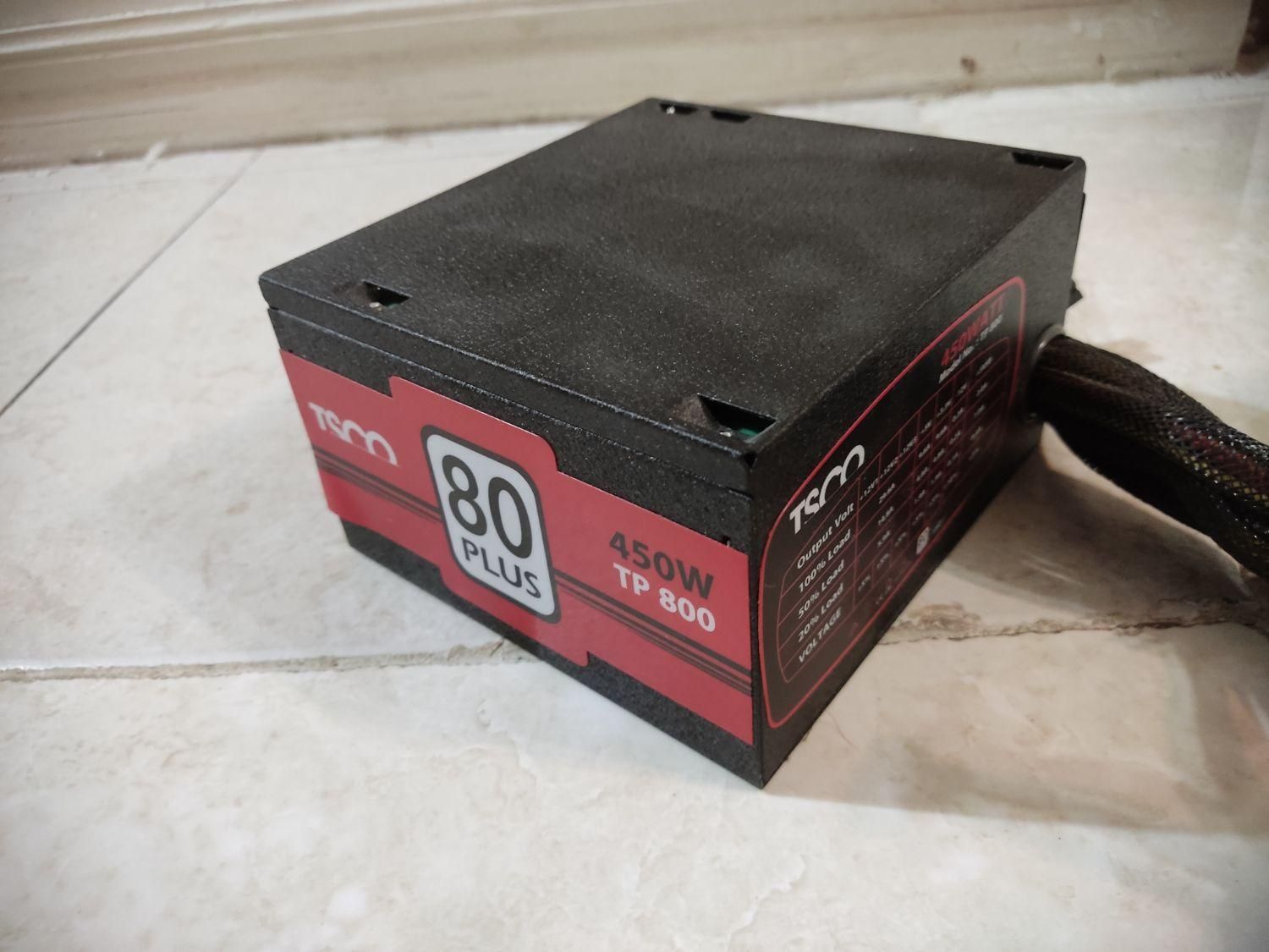 پاور (منبع تغذیه) تسکو tp 800 توان450w|قطعات و لوازم جانبی رایانه|تهران, فدک|دیوار