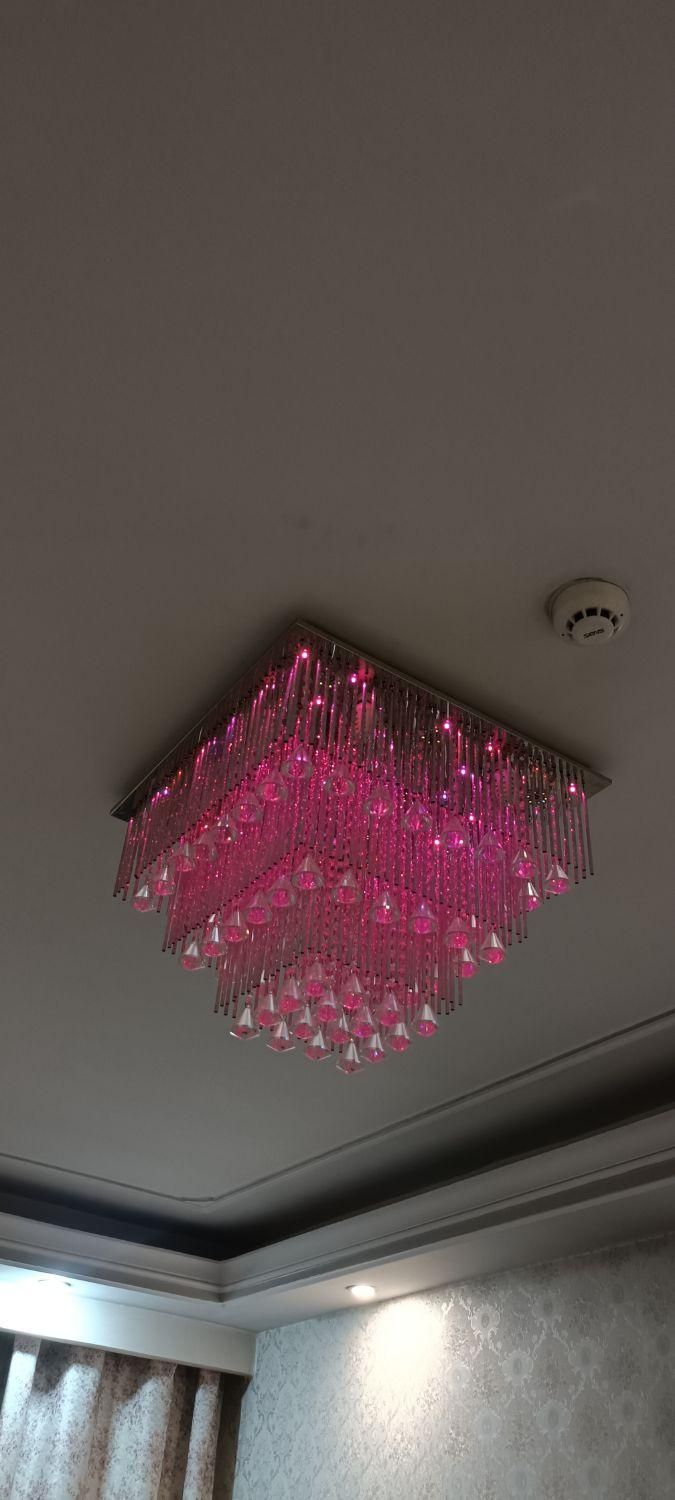 لوستر کریستالی LEDهایلایت با بولوتوث و اسپیکر|لوستر و چراغ آویز|تهران, قنات‌کوثر|دیوار