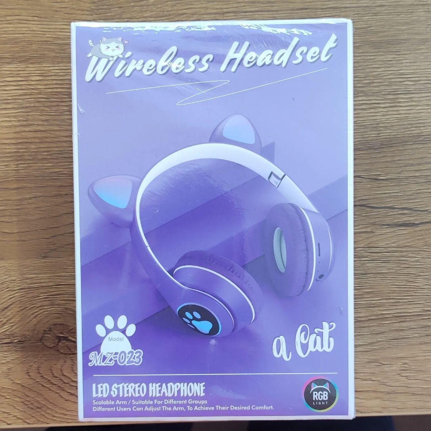 هدفون گربه ای چراغدار بلوتوثی مدل MZ-023 اصلی|لوازم جانبی موبایل و تبلت|کرج, گوهردشت|دیوار