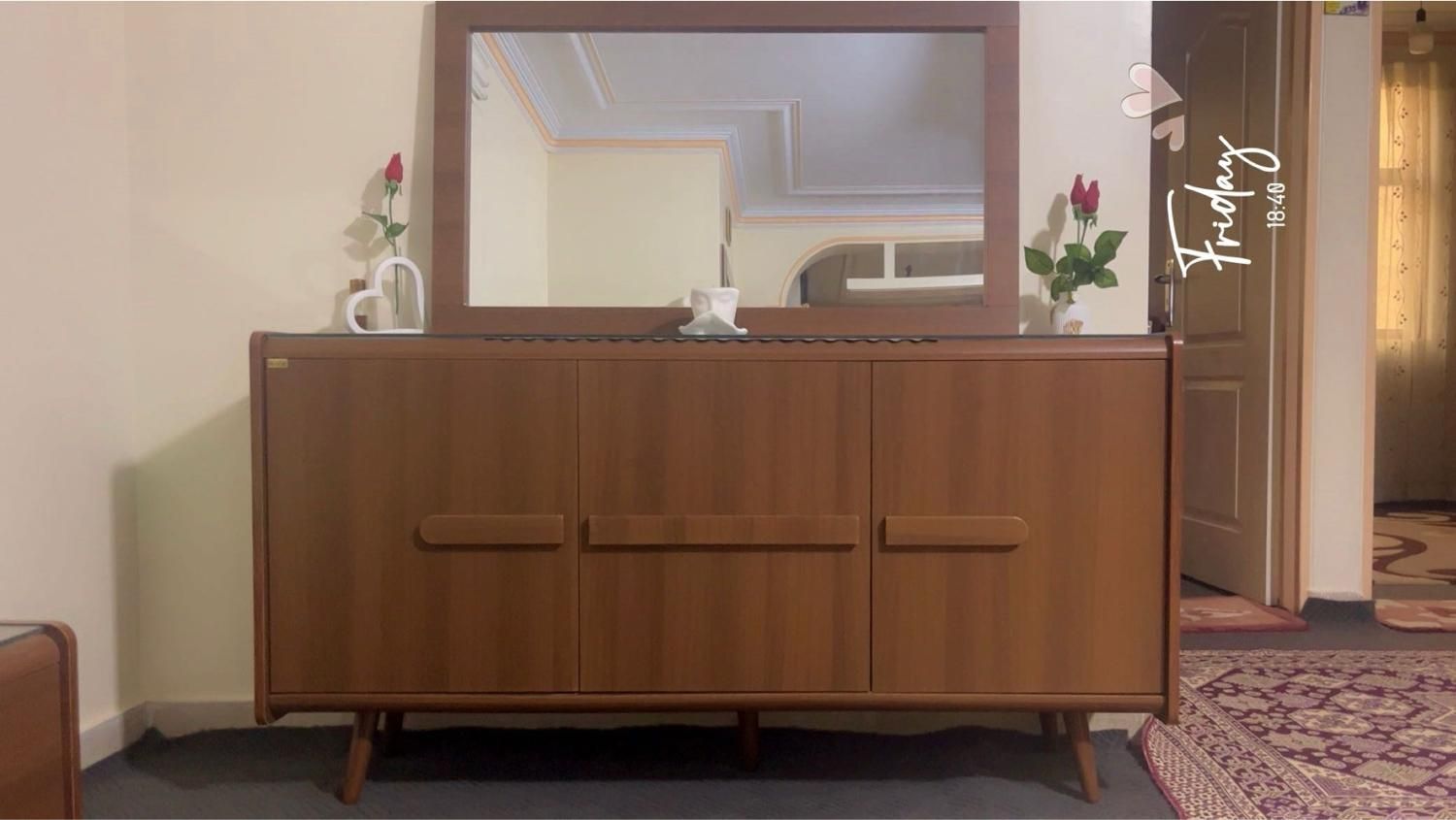 ست کنسول و‌آینه میزتلویزیون و‌جاکفشی|بوفه، ویترین، کنسول|کیانشهر, |دیوار