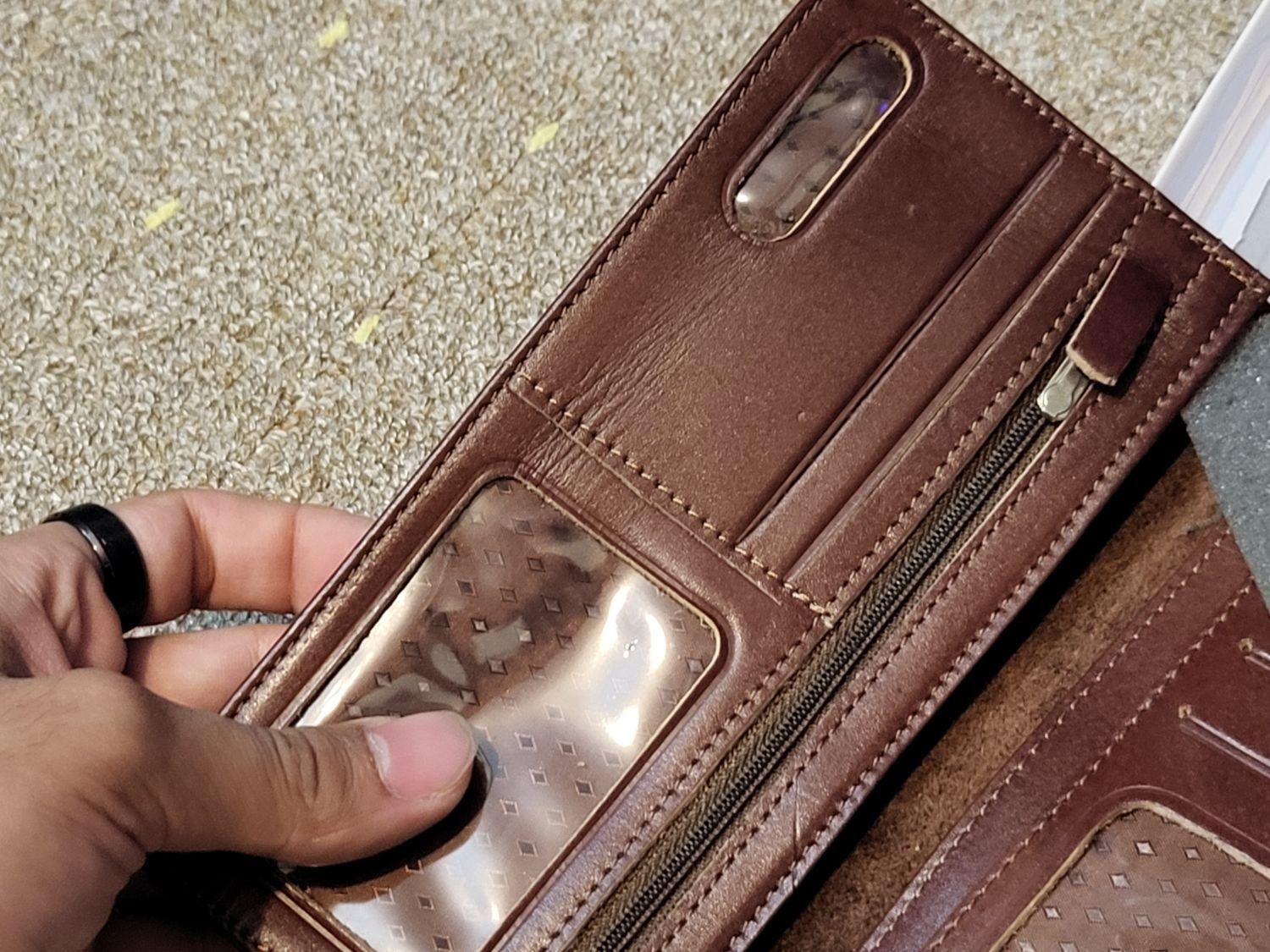 کیف پول چرم شرکتی|کیف، کفش، کمربند|گنبد کاووس, |دیوار