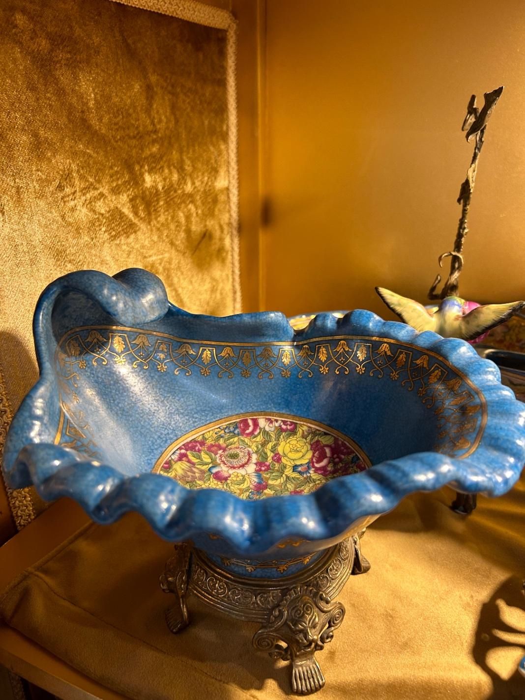 اردو چینی برنز انتیک ظرف  فرانز اصل شمعدان بوهمیا|ظروف سرو و پذیرایی|تهران, آبشار|دیوار