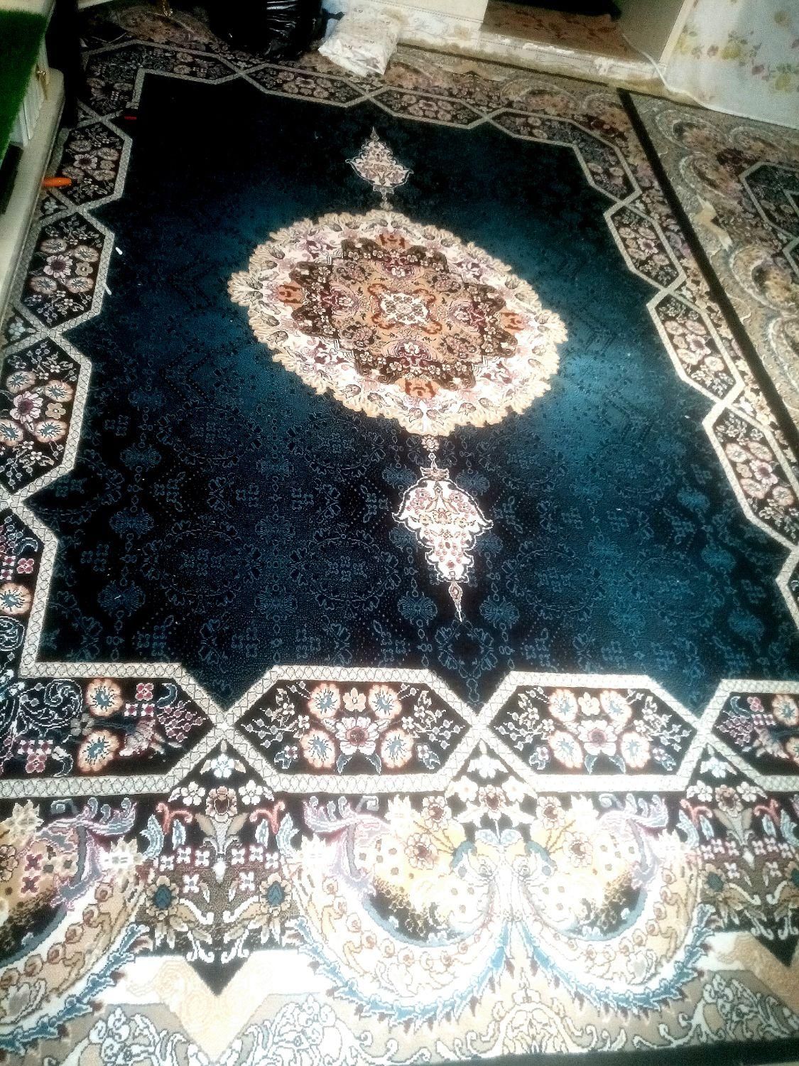 دو عدد فرش 12 متری طرح 700 شانه سرمه‌ای|فرش|مشهد, شهرک شهید رجایی|دیوار