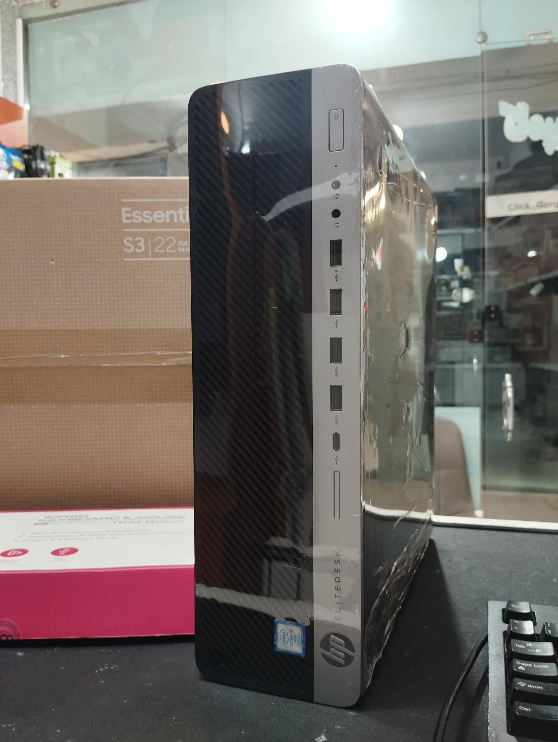 کیس اچپی وارداتی i5 7500 با مانیتور نو 22 سامسونگ|رایانه رومیزی|گرگان, |دیوار