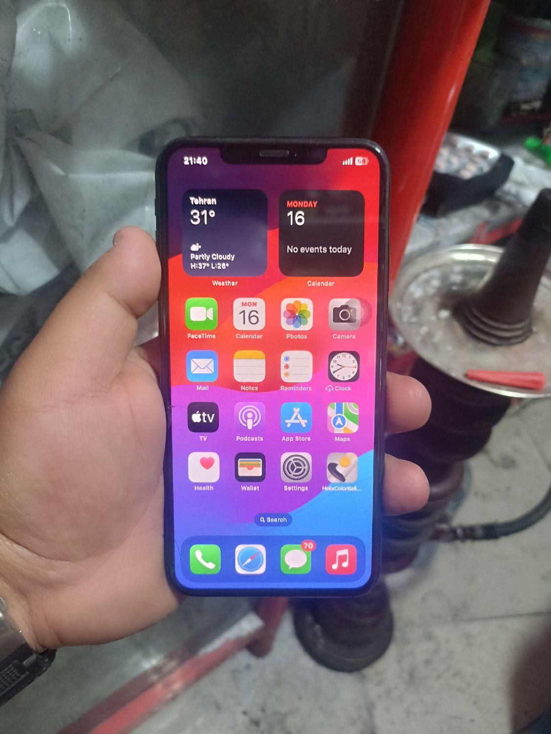 اپل iPhone XS Max با حافظهٔ ۲۵۶ گیگابایت|موبایل|شیراز, شیخ علی چوپان|دیوار