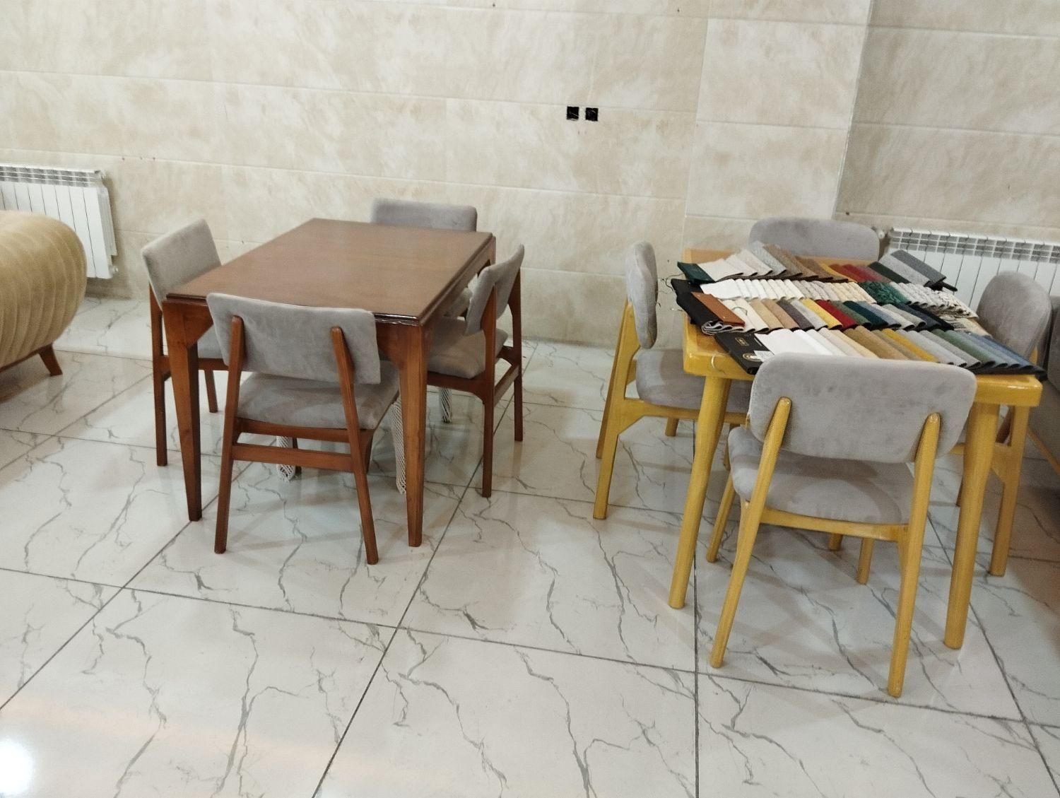 نهارخوری مینیمال،انصارکالا،چوب وارداتی،قرنی۱۲۳|میز و صندلی غذاخوری|یاسوج, |دیوار