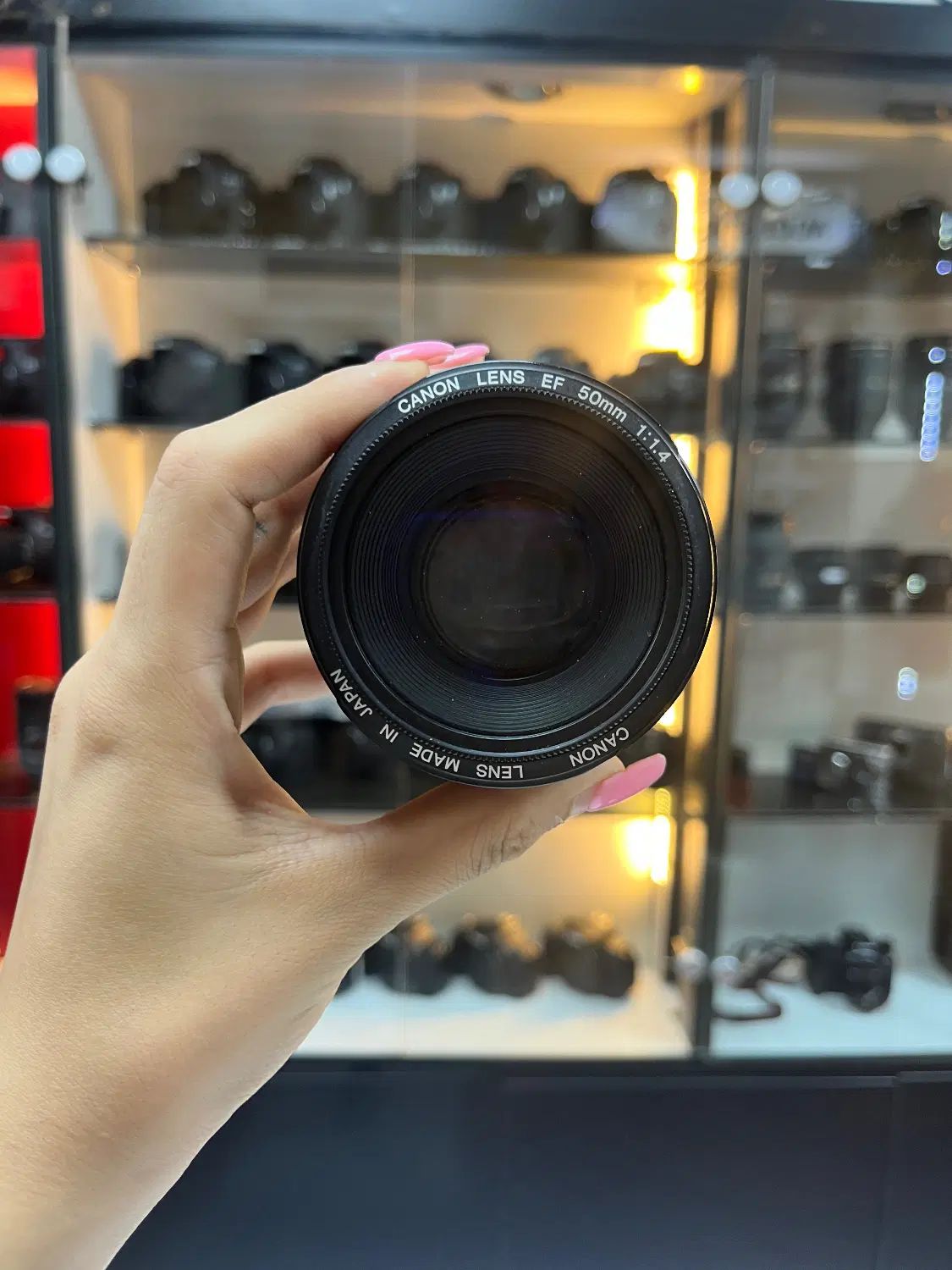 لنز کانن 50mm f1.4 مشابه آکبند|دوربین عکاسی و فیلم‌برداری|کرج, گلشهر|دیوار
