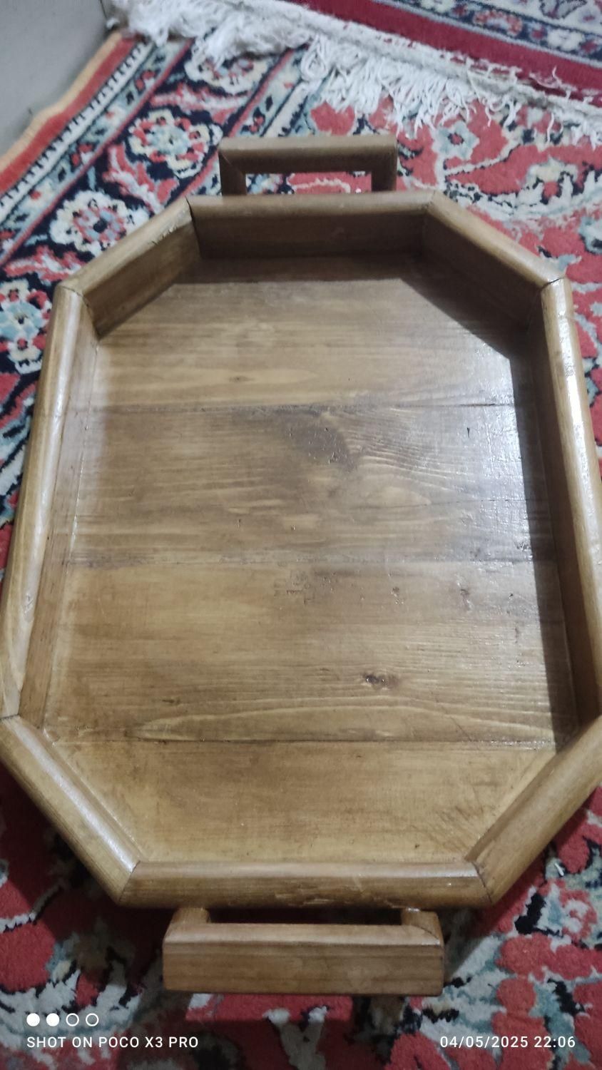 سینی چوبی (کار دست)|ظروف سرو و پذیرایی|شیراز, لشکری‎|دیوار