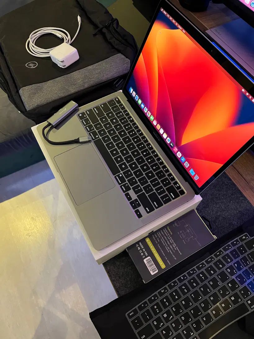 Macbook air m1 Health 100% مک بوک ایر ام ۱|رایانه همراه|تهران, فدک|دیوار