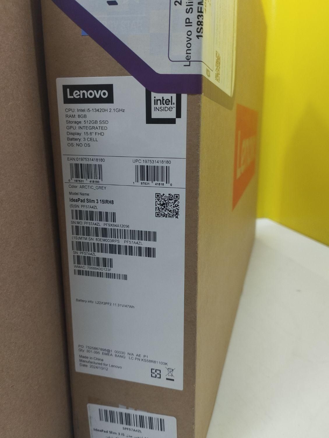 لپتاپ لنوو  i5(H)نسل سیزده آک با رم DDR5|رایانه همراه|مشهد, ادیب نیشابوری|دیوار
