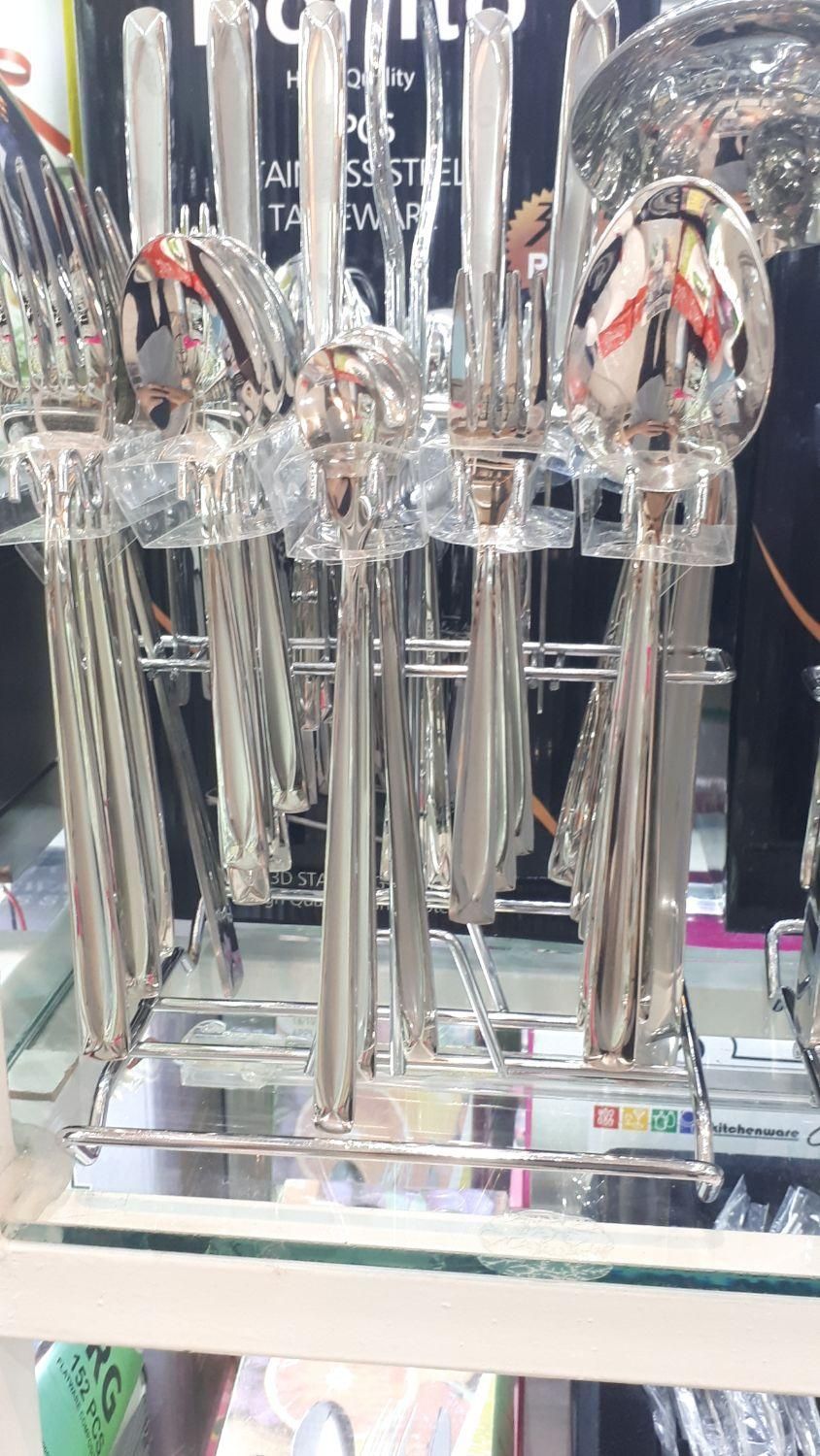 سری قاشق و چنگال رومیزی|ظروف سرو و پذیرایی|شیراز, شاهچراغ|دیوار