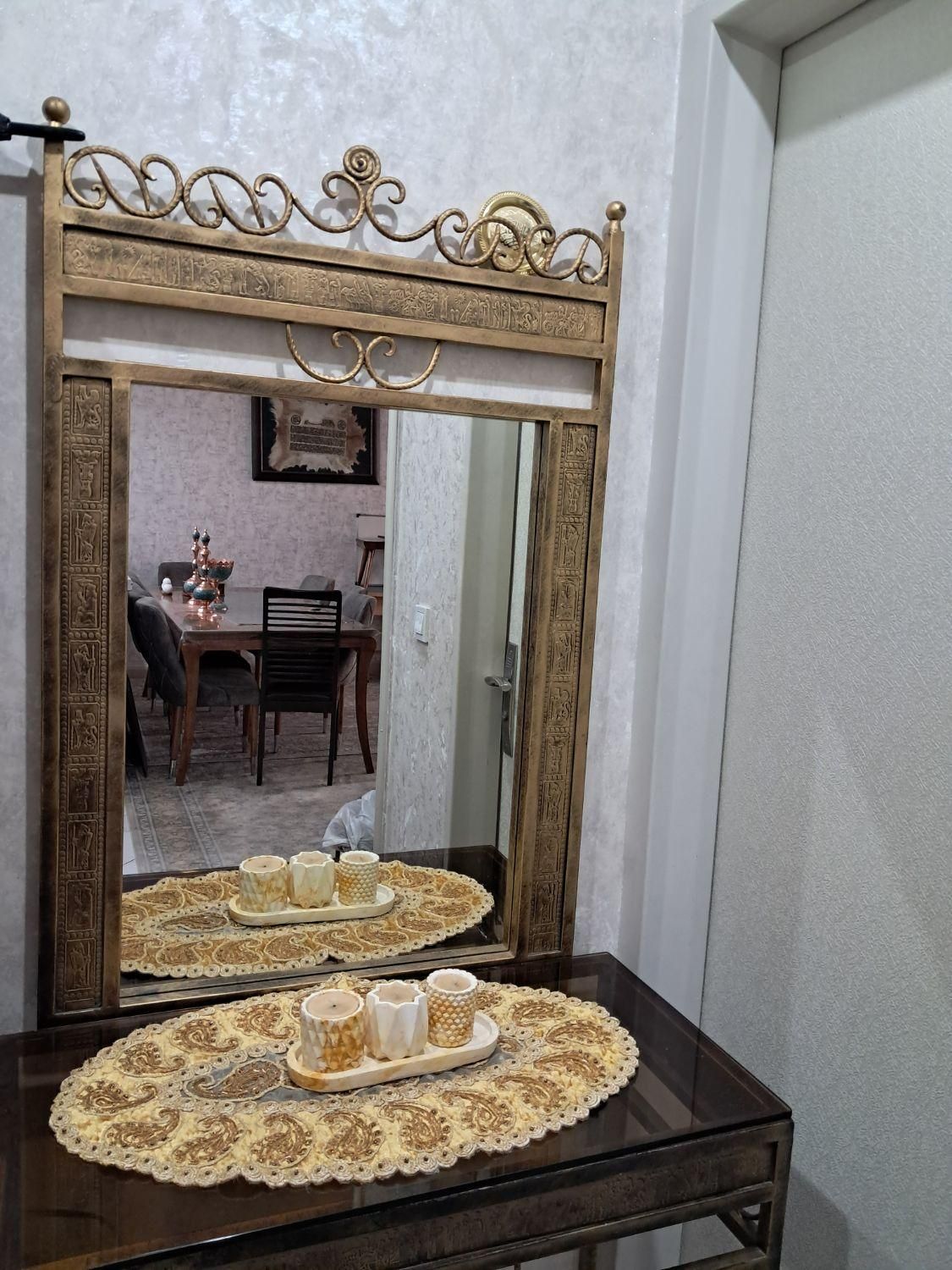 میز آرایش با آینه و صندلی|مبلمان خانگی و میز عسلی|کرج, شاهین‌ویلا|دیوار