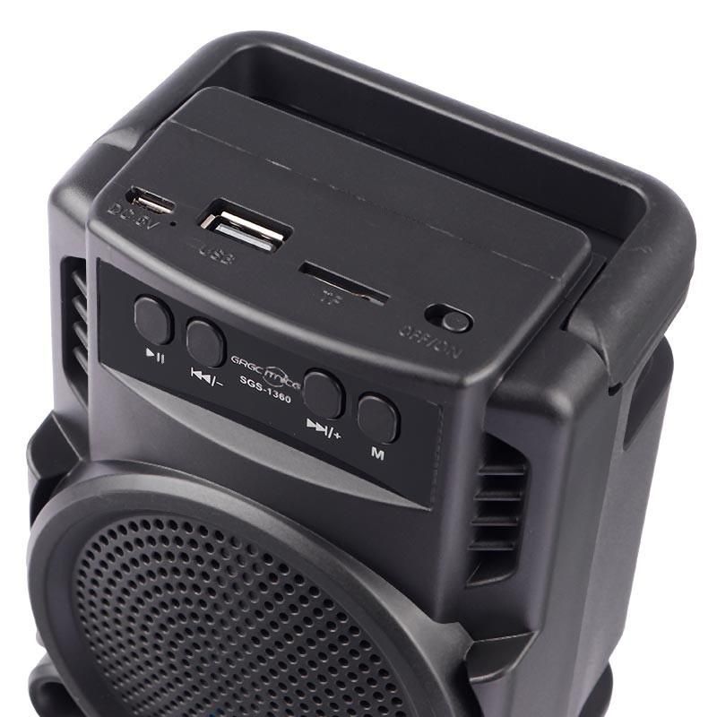 اسپیکر بلوتوثی اکسترا باس GTS-1360|سیستم صوتی خانگی|سیرجان, |دیوار