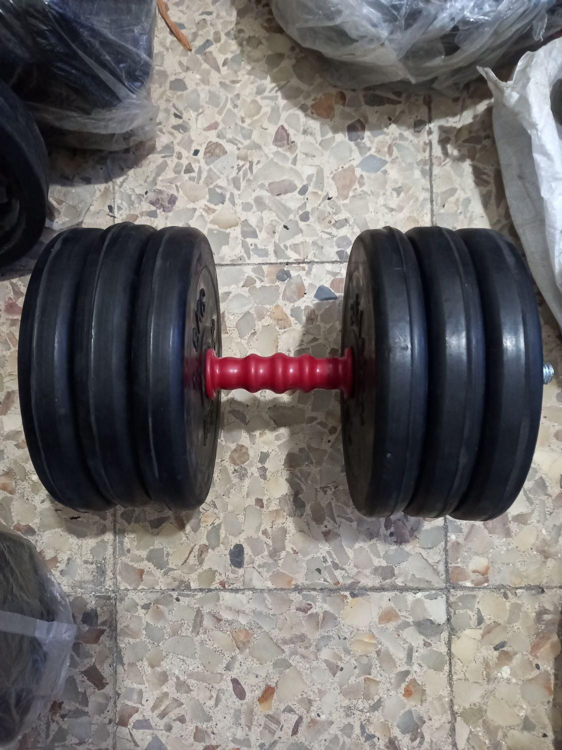 دمبل متغیر بدنسازی ۱۵ کیلویی قابل تنظیم|تجهیزات ورزشی|تبریز, |دیوار