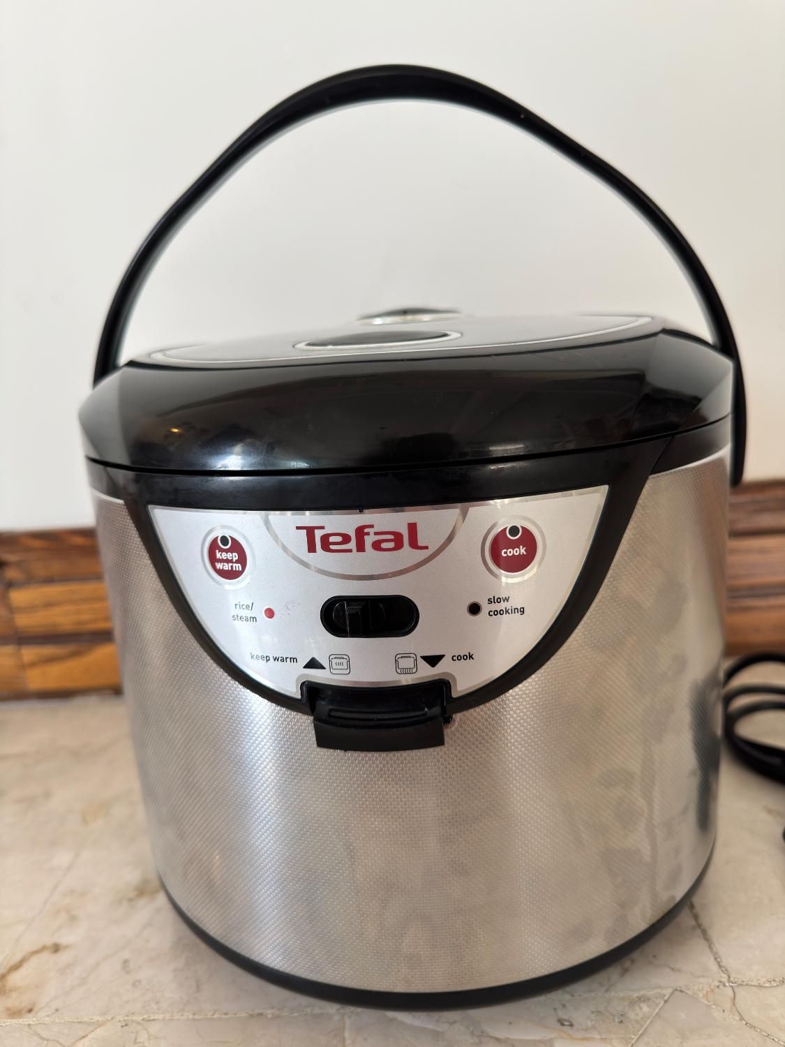 پلوپز برند تفال tefal استیل  تمیز و سالم|اجاق گاز و لوازم برقی پخت‌وپز|تهران,  امام زاده قاسم (نیاوران)|دیوار