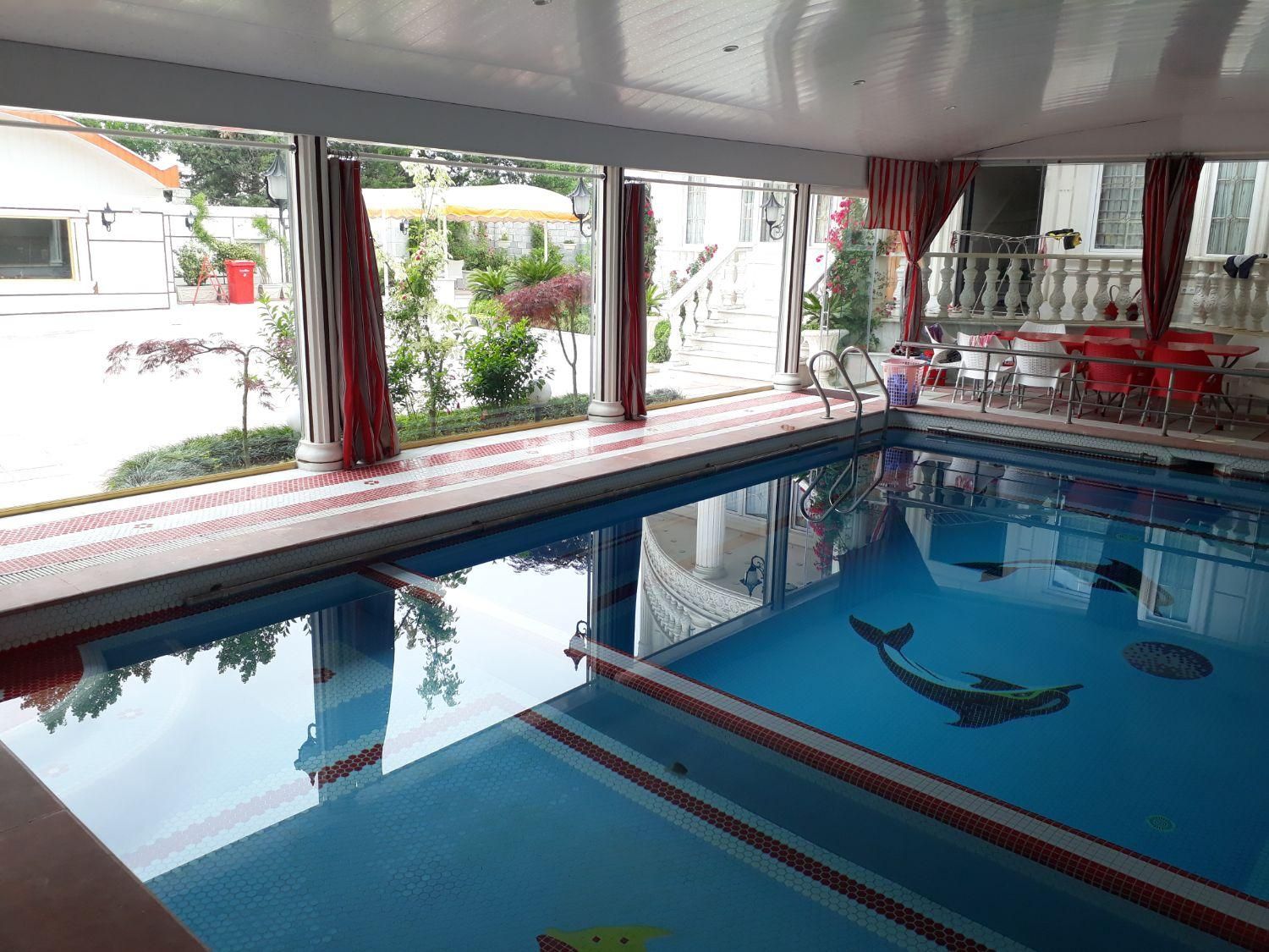 ویلا ساحلی۳خوابه بااستخر آبگرم فول امکانات|اجارهٔ کوتاه‌مدت ویلا و باغ|رامسر, |دیوار