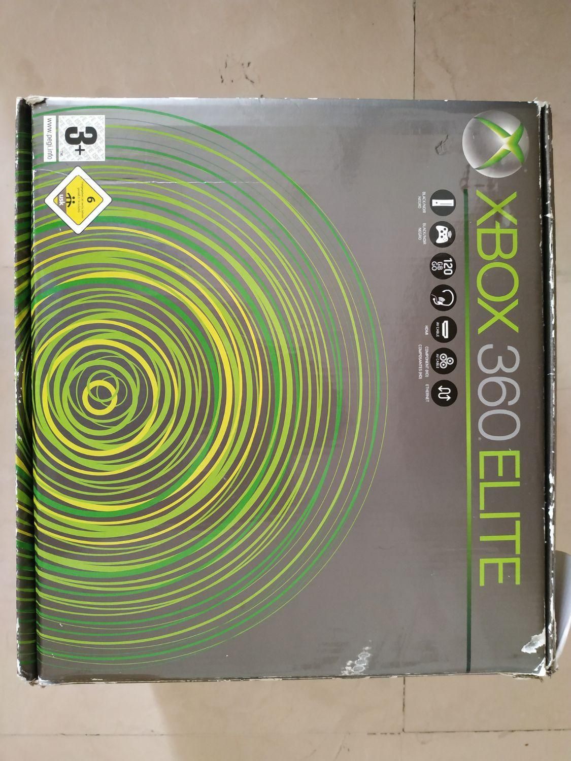 xbox 360 elite با ۱۲۰ گیگ هارد و ۲ دسته و کینکت|کنسول، بازی ویدئویی و آنلاین|تهران, ولنجک|دیوار