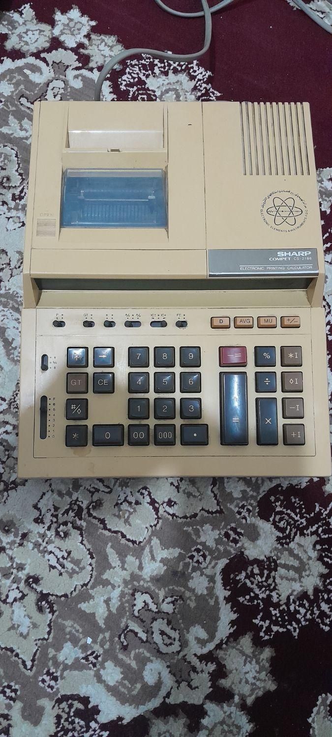 ماشین حساب  شارپ  ژاپنی(عتیقه)|کلکسیون اشیاء عتیقه|رشت, استقامت ۱|دیوار