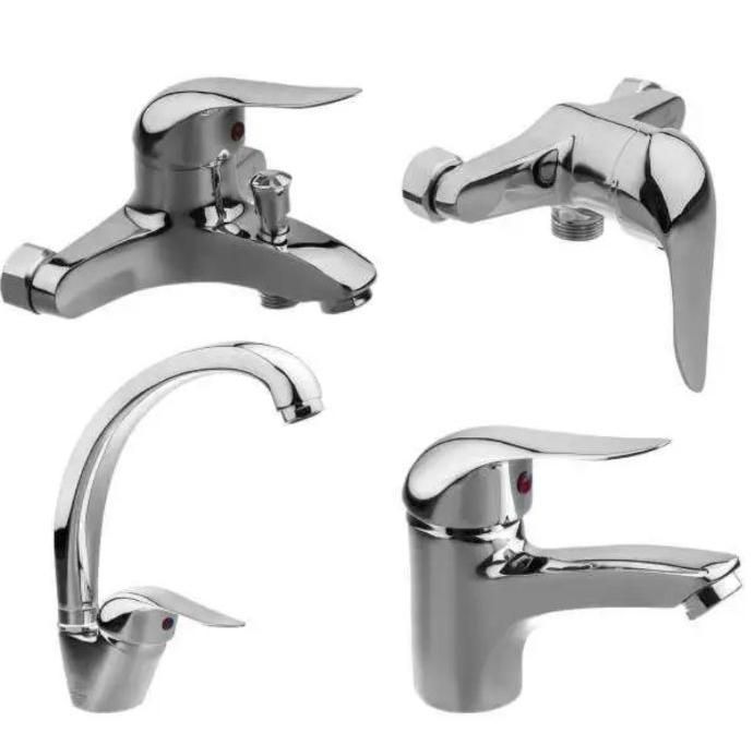 شیرآلات ست۴تایی توالت دوش روشویی ظرفشویی گارانتی|مصالح و تجهیزات ساختمان|رودهن, |دیوار