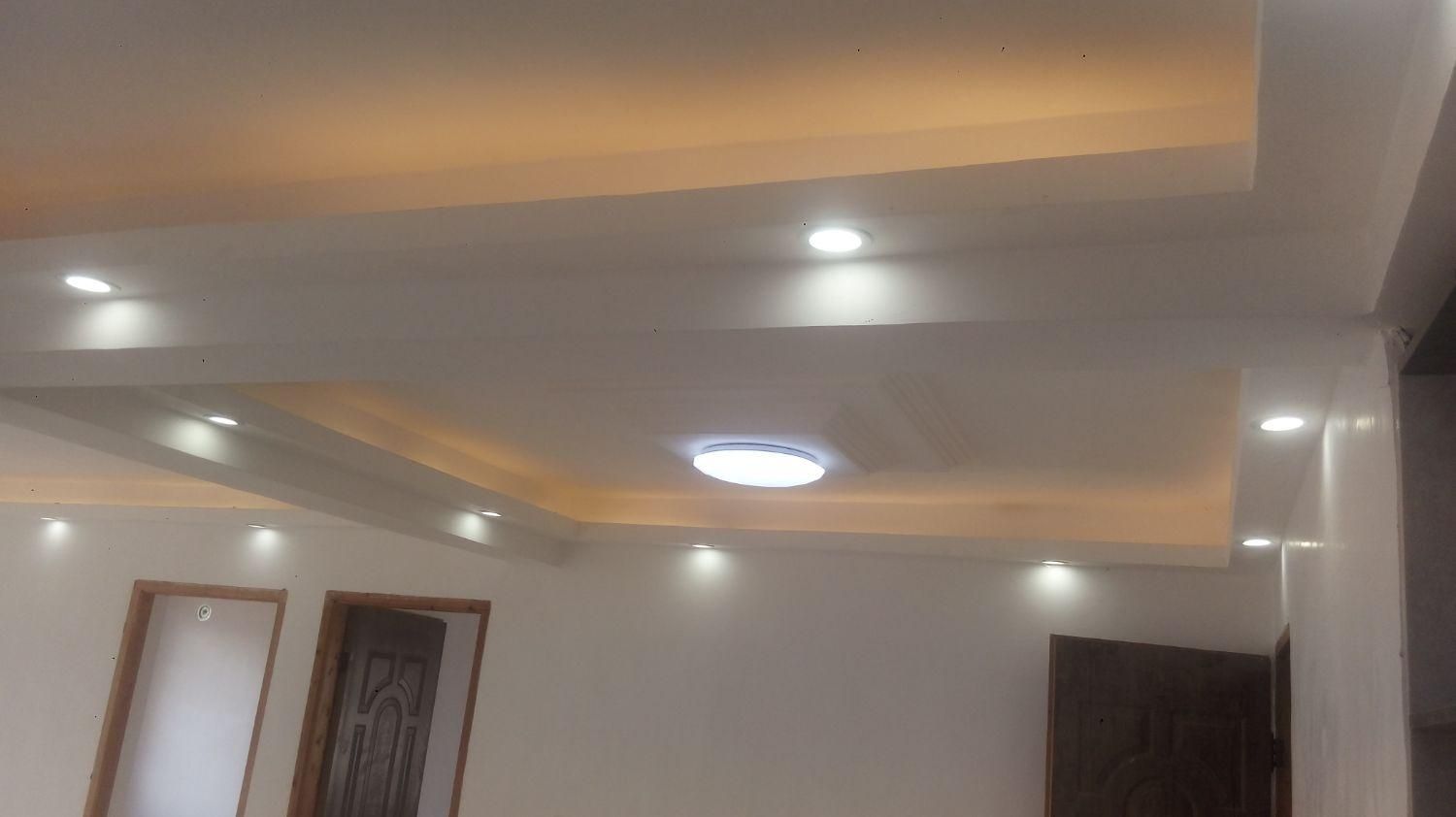 گچکاری و طراحی و اجرای نمای داخل ساختمان مدرن|خدمات پیشه و مهارت|آستانه اشرفیه, |دیوار