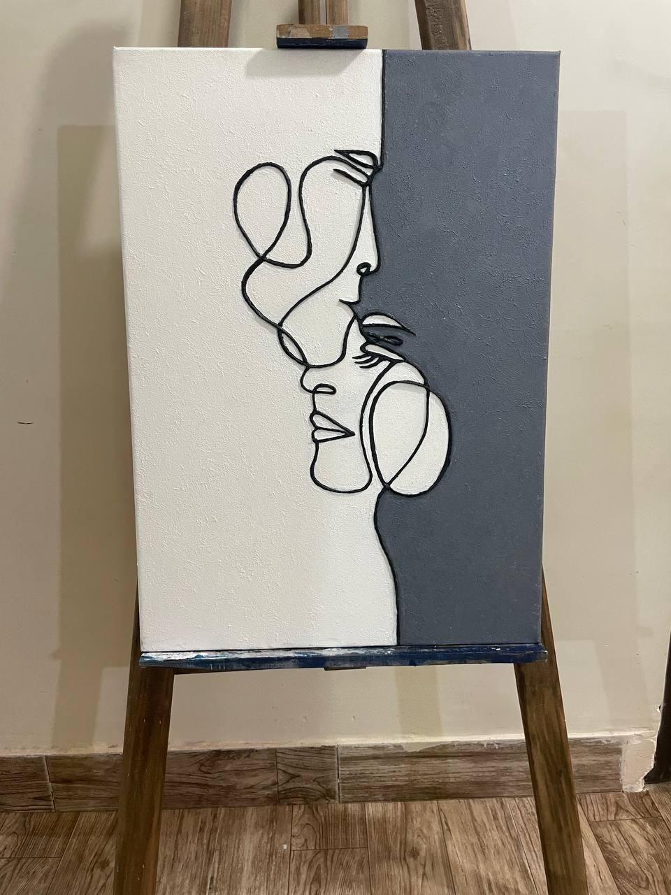 تابلو مینیمال،تابلو میکس مدیا|تابلو، نقاشی، عکس|تبریز, |دیوار