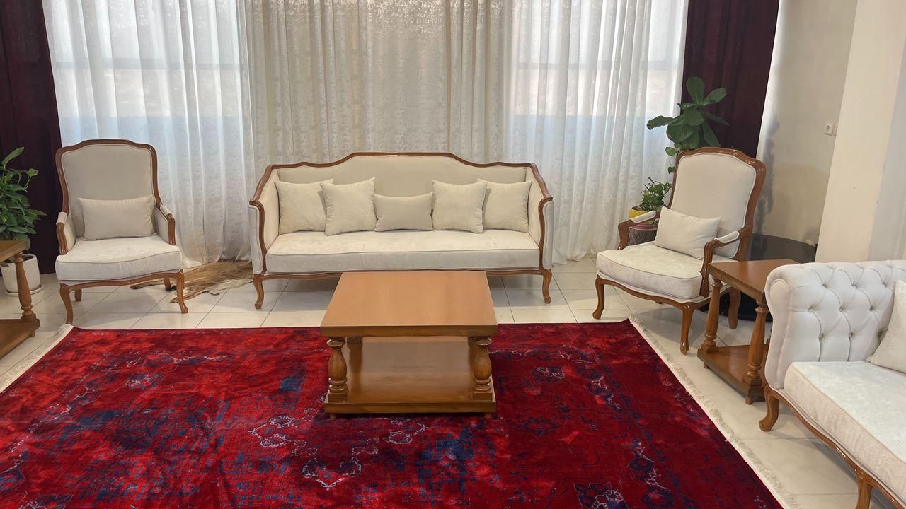 مبل کلاسیک تمام راش|مبلمان خانگی و میز عسلی|گلپایگان, |دیوار