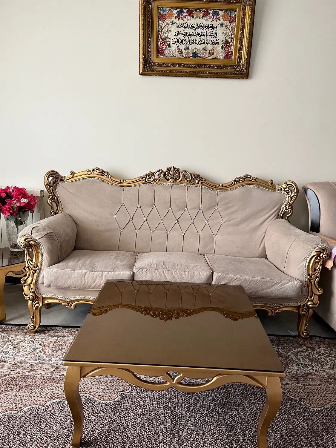 مبلمان هفت نفره استیل|مبلمان خانگی و میز عسلی|تهران, پیکان شهر|دیوار