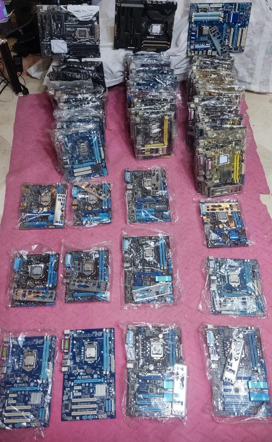 فروش مادربرد ddr2 ddr3 ddr4 تعداد h61 g41 h81|قطعات و لوازم جانبی رایانه|تهران, پرستار|دیوار