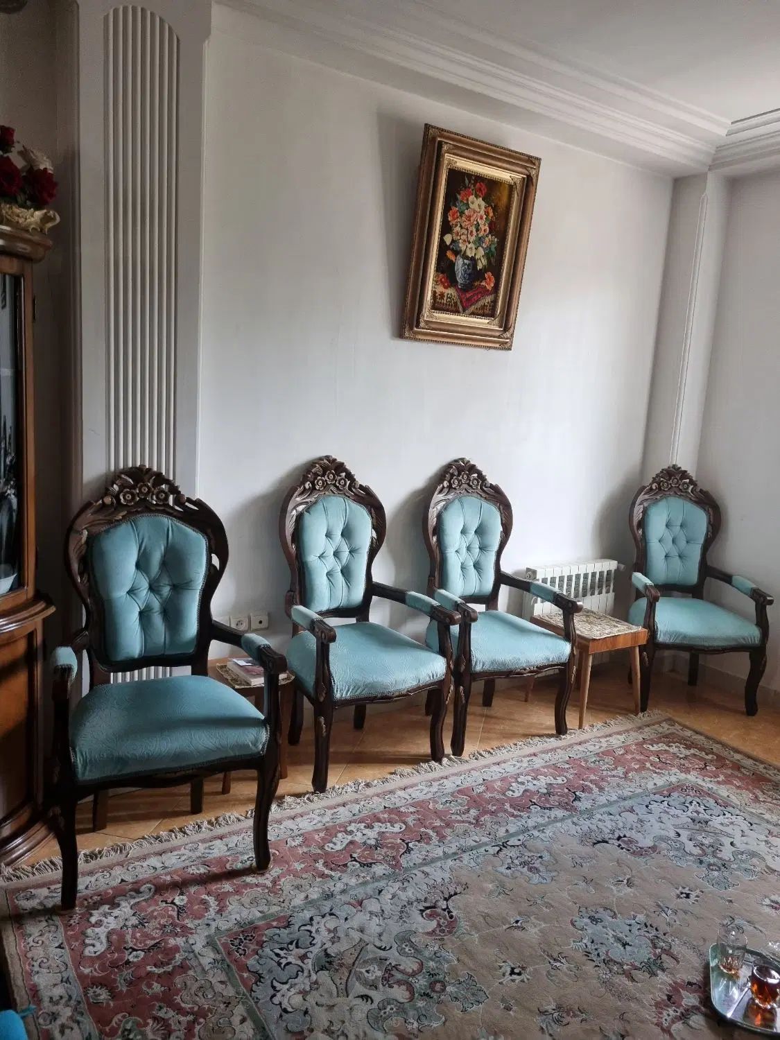 مبل سلطنتی در حد نو|مبلمان خانگی و میز عسلی|رشت, بلوار گیلان|دیوار