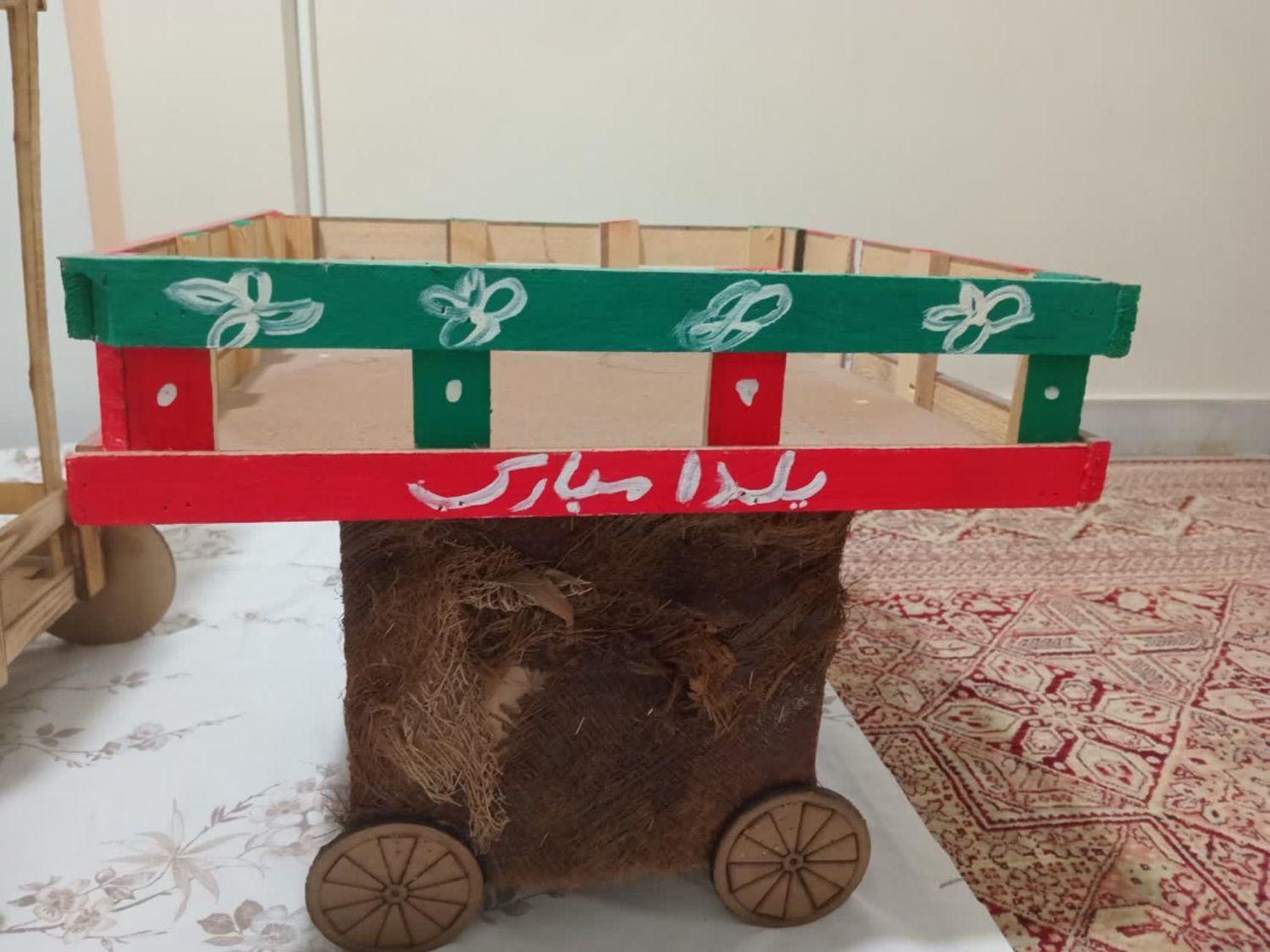 گاری چوبی تزئینی|صنایع دستی و سایر لوازم تزئینی|اصفهان, عطار نیشابوری|دیوار