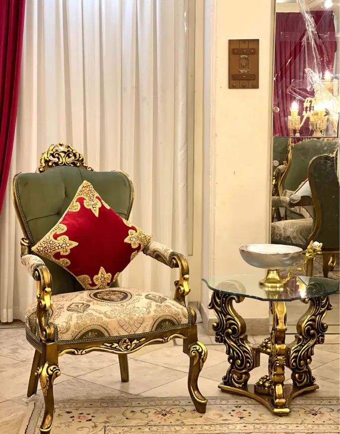 مبلمان و نهار خوری مبل استیل سلطنتی فرانسوی ( نو|مبلمان خانگی و میز عسلی|تهران, اقدسیه|دیوار