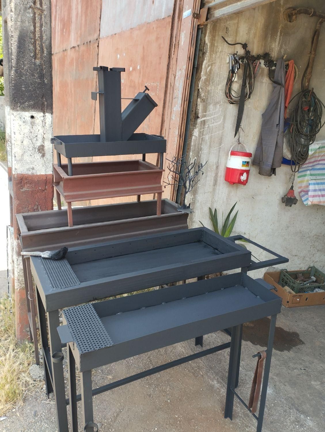 حراج کبابی باربیکیو منقل 90 سانت پایه بلند|حراج|رشت, هلال احمر|دیوار